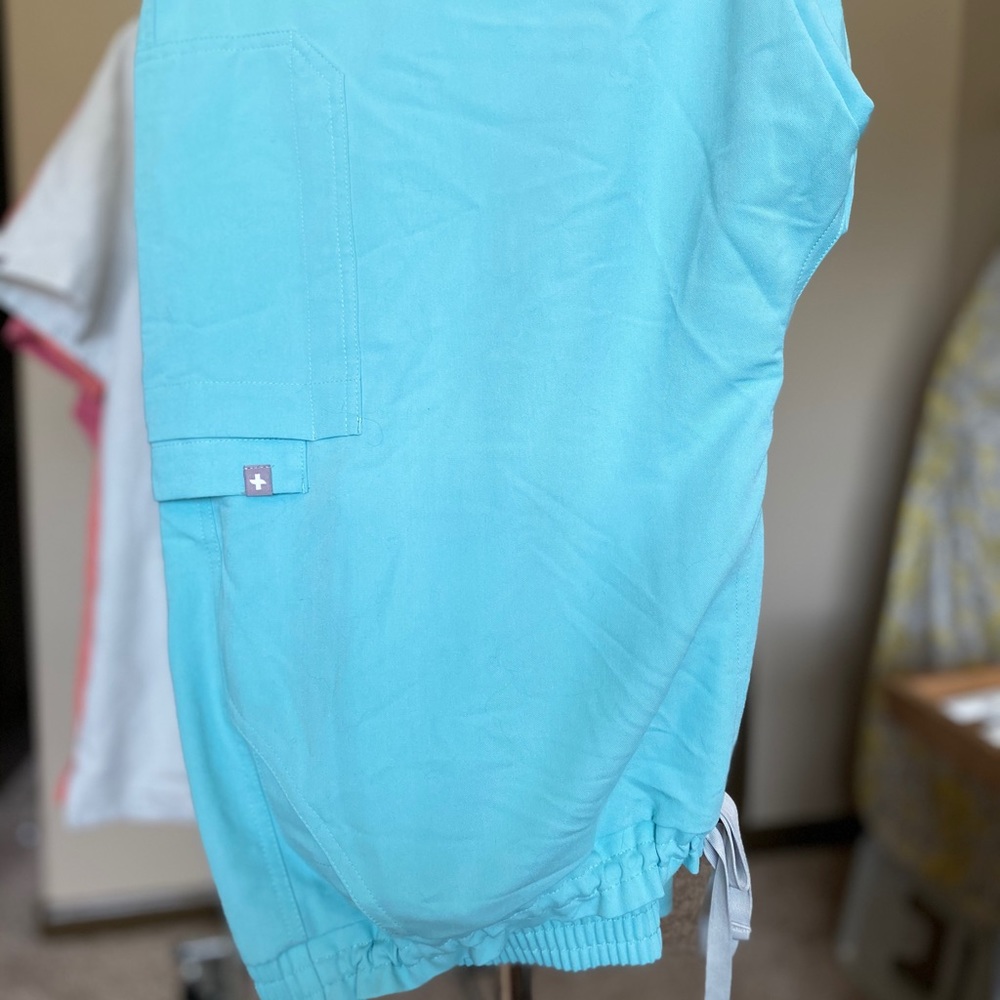 FIGS SEA GLASS 2XL(Regular)YOLA SKINNY SCRUB PANTS